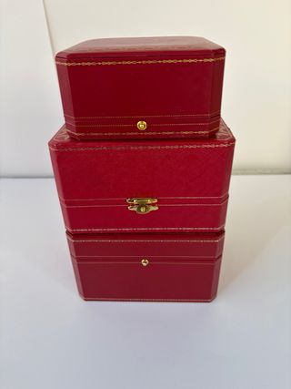 Estuche Cartier Reloj Rojo