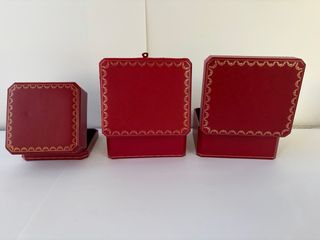 Estuche Cartier Reloj Rojo