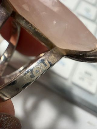 Anillo Tous Cuarzo Rosa Plata