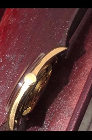 Reloj Suizo Automático chapado en oro