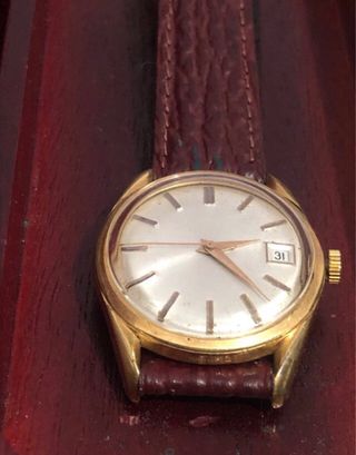 Reloj Suizo Automático chapado en oro