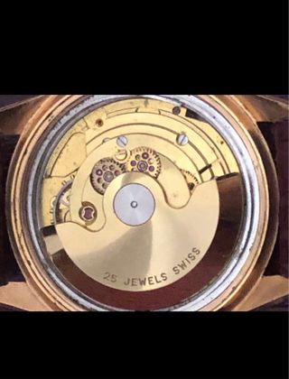 Reloj Suizo Automático chapado en oro