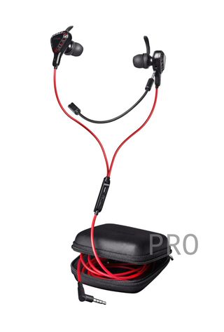 Auricolari Trust Gaming GXT 408 Cobra per Gaming, Microfono Dual, Multipiattaforma, Cavo da 1,2 m, Auricolari Flessibili, per Console, PC, Telefono, Tablet - Nero