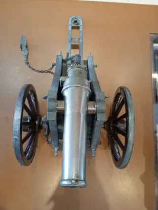 Cañón mortero antiguo 1875