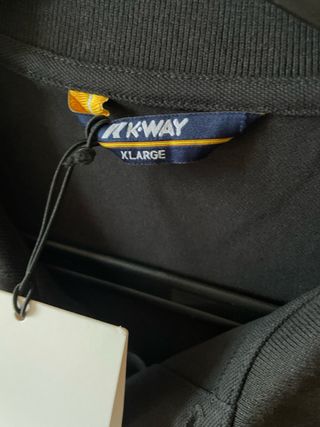 Polo K-Way Nero Uomo Taglia XL