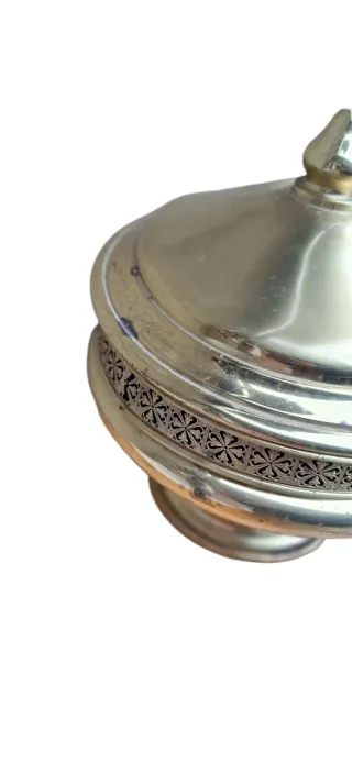 Porta caramelle in ottone vintage