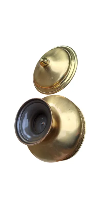 Porta caramelle in ottone vintage