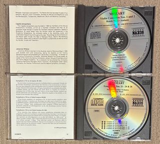 4 Cd's. Mozart (1023CD)