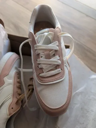 Scarpe Geox rosa/bianche n.35