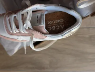Scarpe Geox rosa/bianche n.35