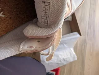 Scarpe Geox rosa/bianche n.35