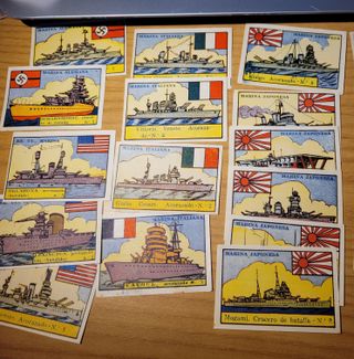 Cromos Buques de Guerra Años 40