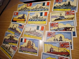 Cromos Buques de Guerra Años 40