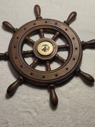 Timone con Barometro Antico