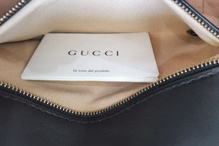 Bolso de mano Gucci Marmont negro auténtico