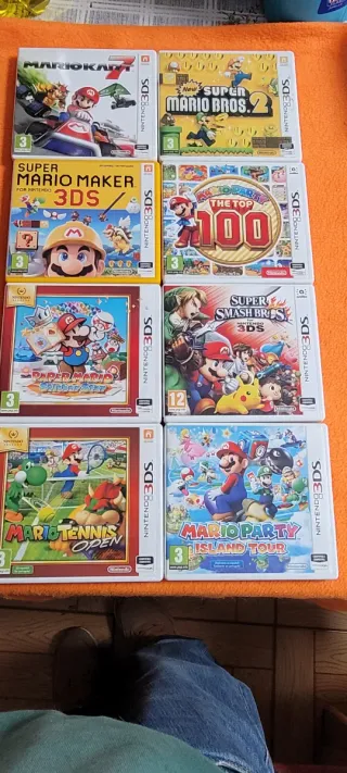 Lote 6 Giochi Nintendo 3DS Mario