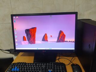 PC Lenovo Core i5 16GB SSD W11 + Monitor LG 24