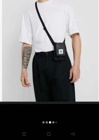 Bandolera Adidas Negra Unisex