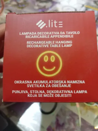 Lampada Decorativa .lite Smiley Ricaricabile