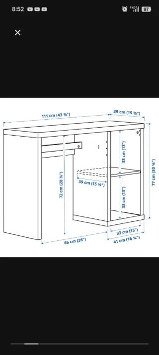 Escritorio Ikea Kallax