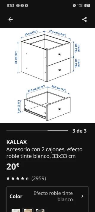 Escritorio Ikea Kallax