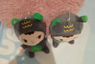 Peluche bebé con gorro de oso