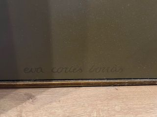 Cuadro Óleo sobre Tabla Eva Cortes