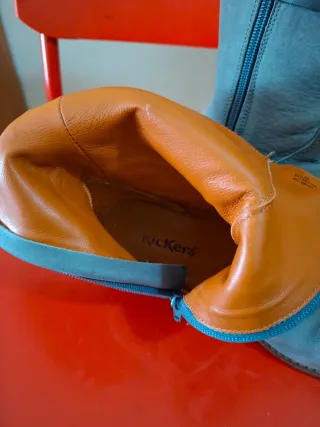 Botines Kickers Piel Gris