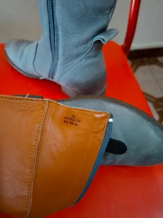 Botines Kickers Piel Gris