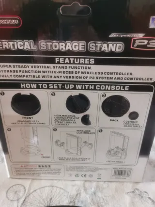 Supporto verticale PS3 Dragonplus