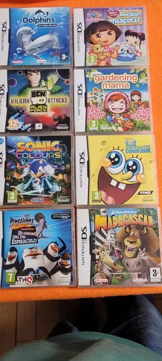 Lote 6 Juegos Nintendo DS
