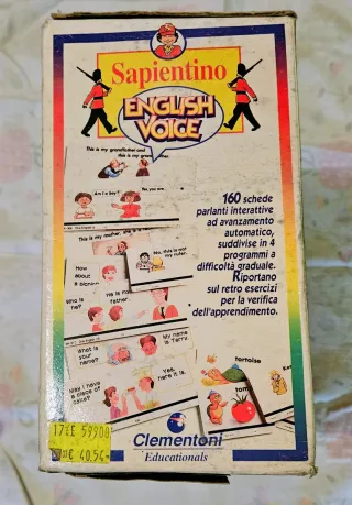 Sapientino Clementoni English Voice Italiano new