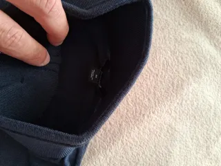 Jersey 100% Merino Azul Marino Media Cremallera