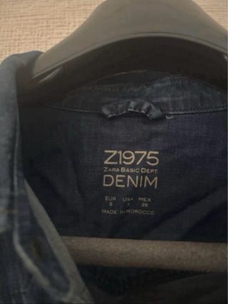 Camisa vaquera Zara azul
