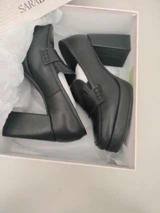 Scarpe tacco nero donna n.39