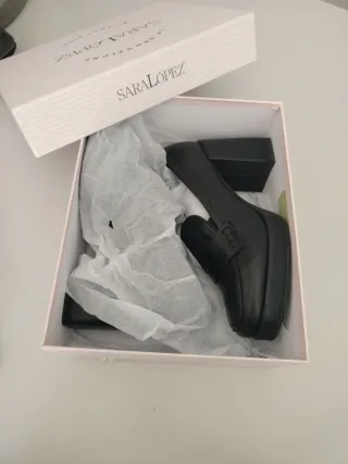 Scarpe tacco nero donna n.39