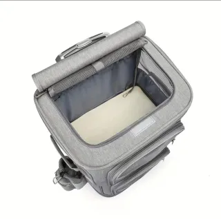 Transportín con ruedas para perros pequeños