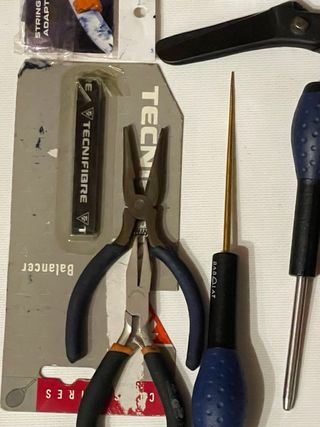 Herramientas para encordar raquetas de tenis