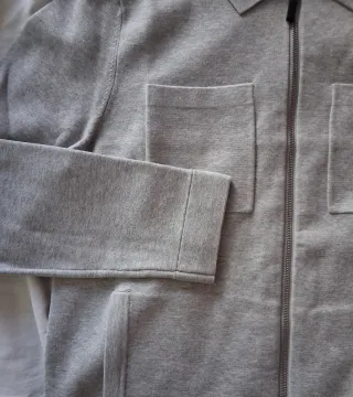 Overshirt Reiss gris cremallera Talla M