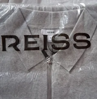 Overshirt Reiss gris cremallera Talla M