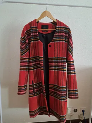 Abrigo cuadros lana Scotch & Soda