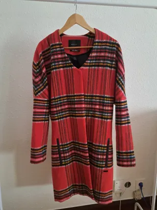 Abrigo cuadros lana Scotch & Soda