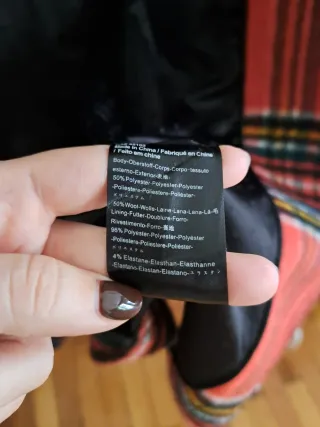 Abrigo cuadros lana Scotch & Soda