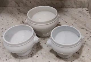 3 Cuencos boles porcelana