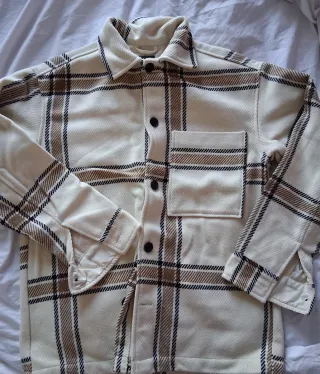 Sobrecamisa H&M cuadros Talla S