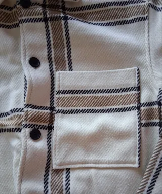 Sobrecamisa H&M cuadros Talla S