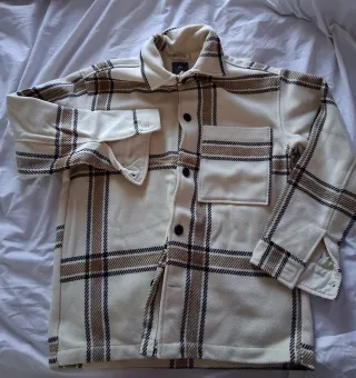 Sobrecamisa H&M cuadros Talla S