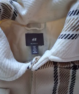 Sobrecamisa H&M cuadros Talla S