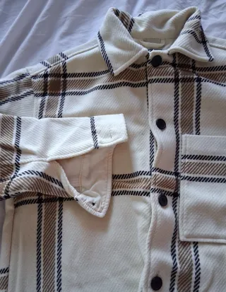 Sobrecamisa H&M cuadros Talla S