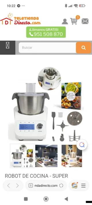 Robot de Cocina Nuevo